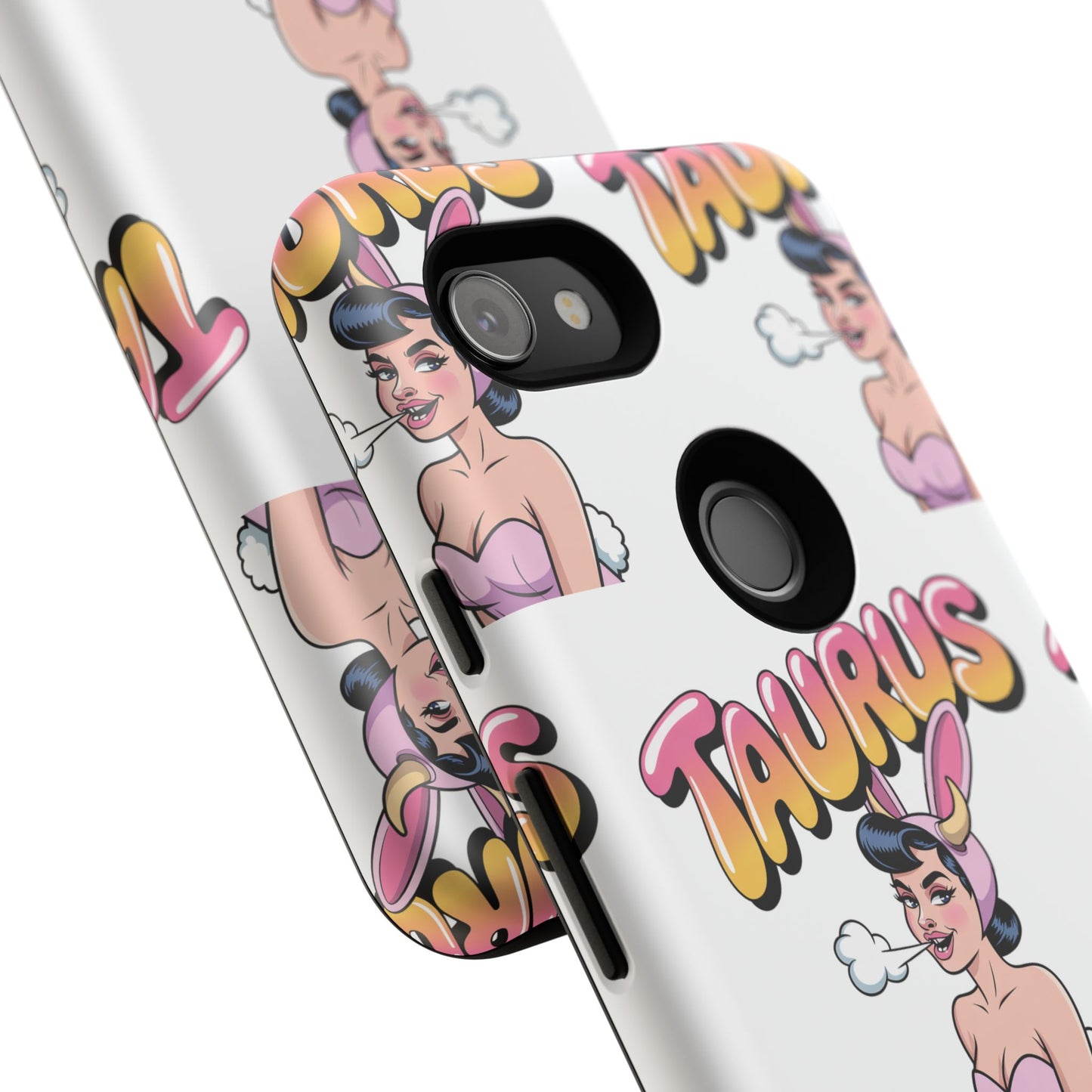 Stylish “Taurus” Phone Case, Cartoon Design
