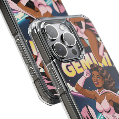 Gemini Zodiac MagSafe Clear Impact Case
