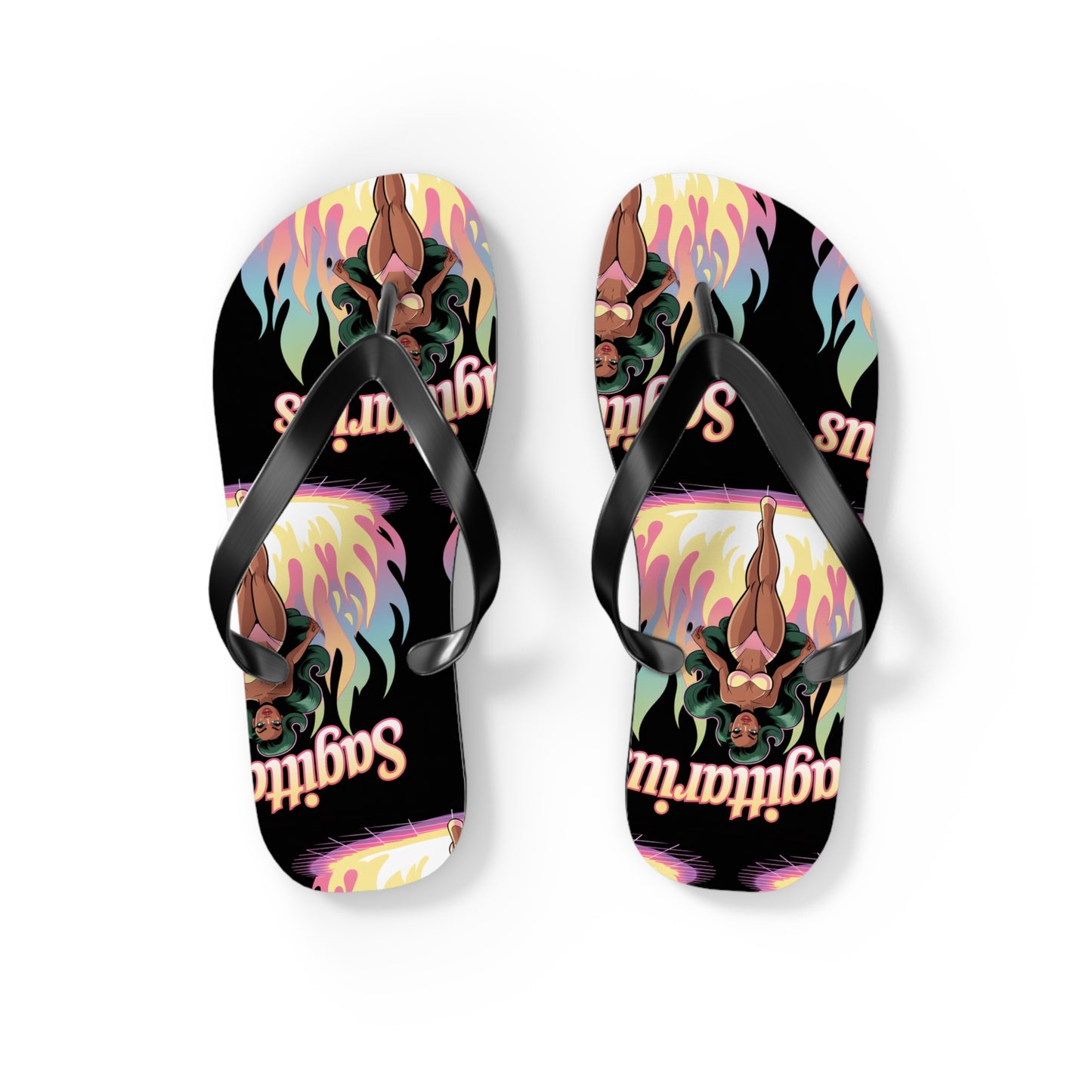 ‘SAGITTARIUS’ Summer Flip Flops - Beach Footwear, Sandals