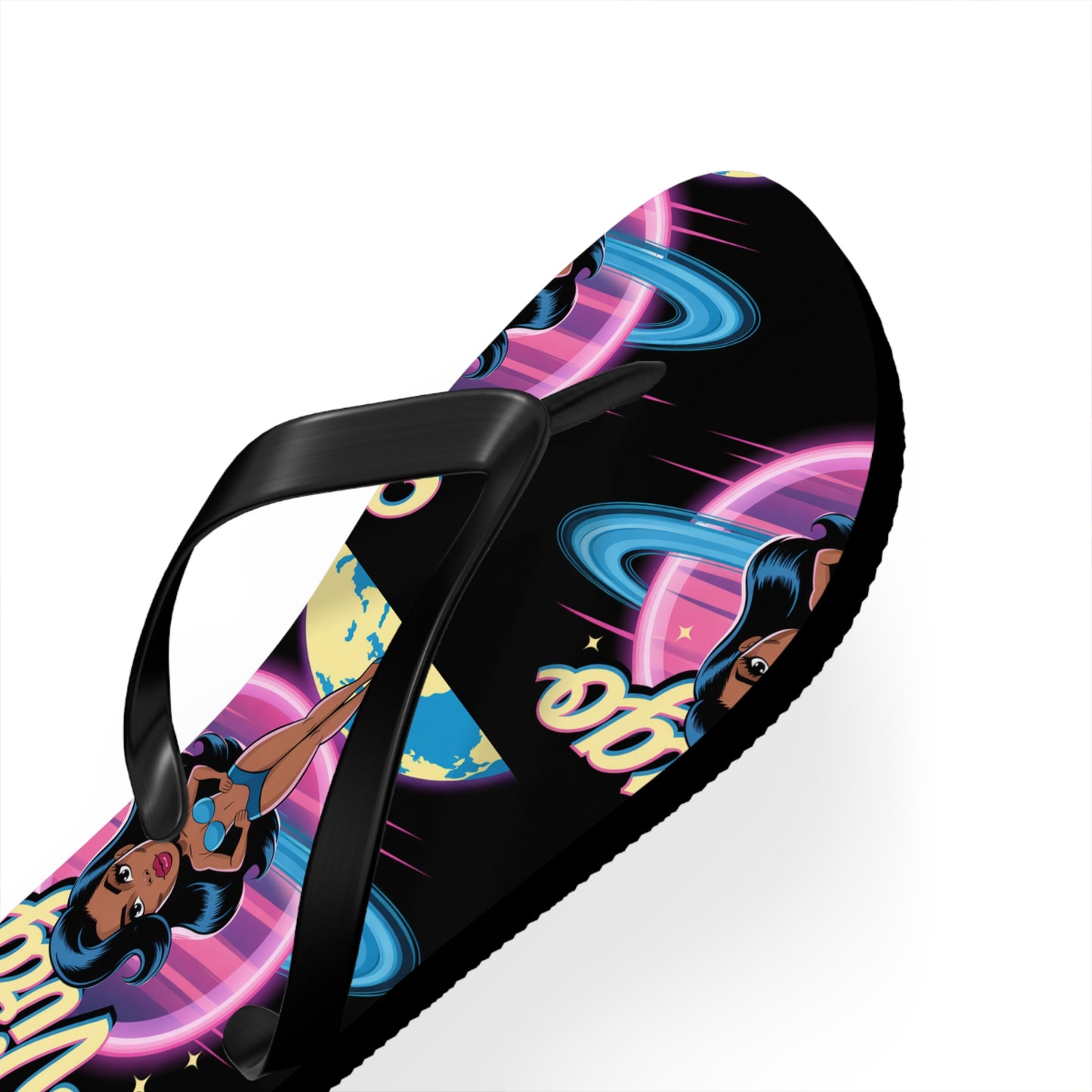 ‘VIRGO’ Cosmic Flip Flops, Beach Footwear, Summer Sandals