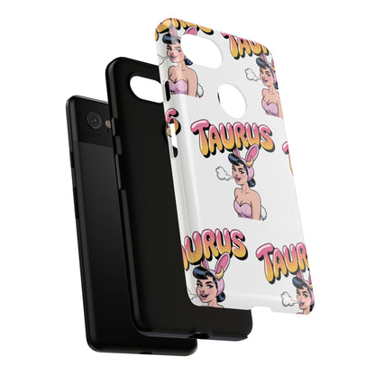 Stylish “Taurus” Phone Case, Cartoon Design