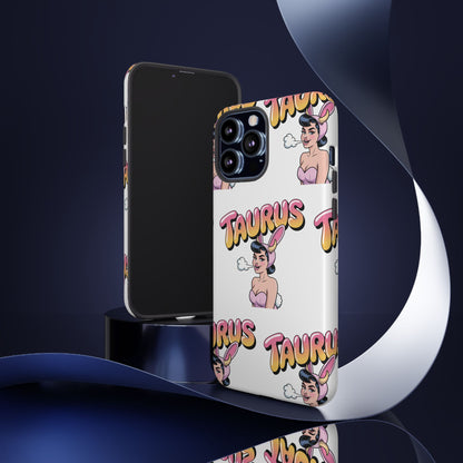 Stylish “Taurus” Phone Case, Cartoon Design