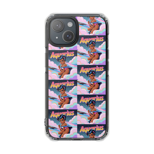 Aquarius Zodiac Phone Case, Phone Accessory for Aquarius