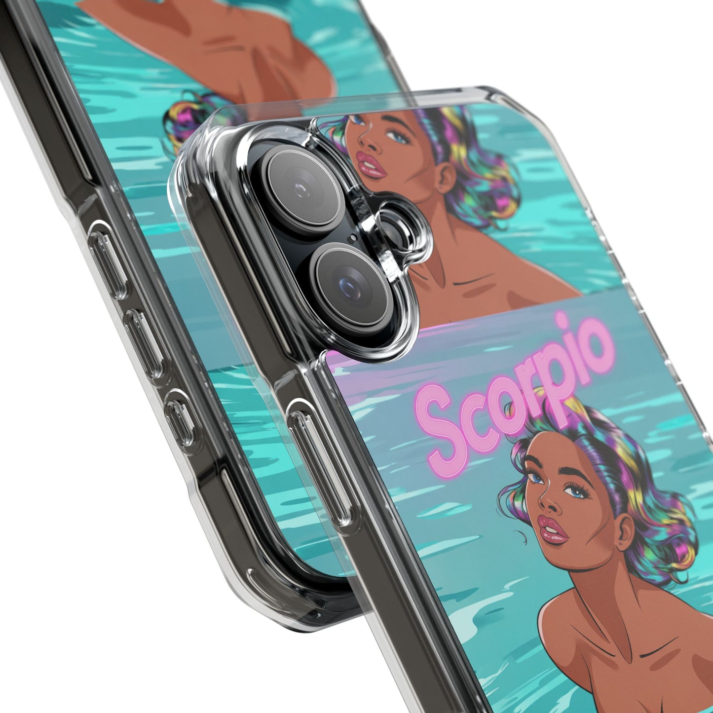 Scorpio Zodiac Clear MagSafe Phone Cases, Horoscope Cases
