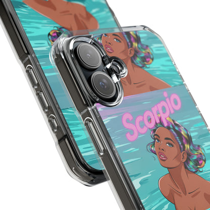 Scorpio Zodiac Clear MagSafe Phone Cases, Horoscope Cases