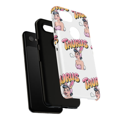 Stylish “Taurus” Phone Case, Cartoon Design