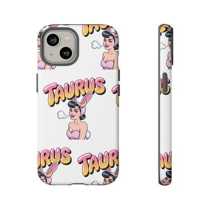 Stylish “Taurus” Phone Case, Cartoon Design