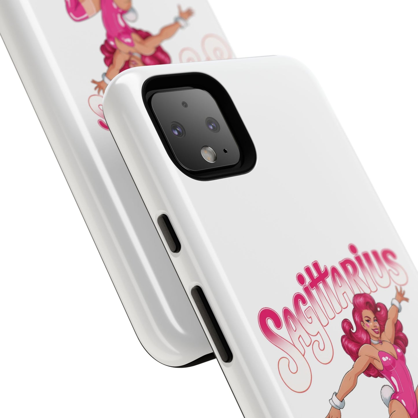 “Sagittarius” phone case Pink Dollar Bill Woman Bunny Costume