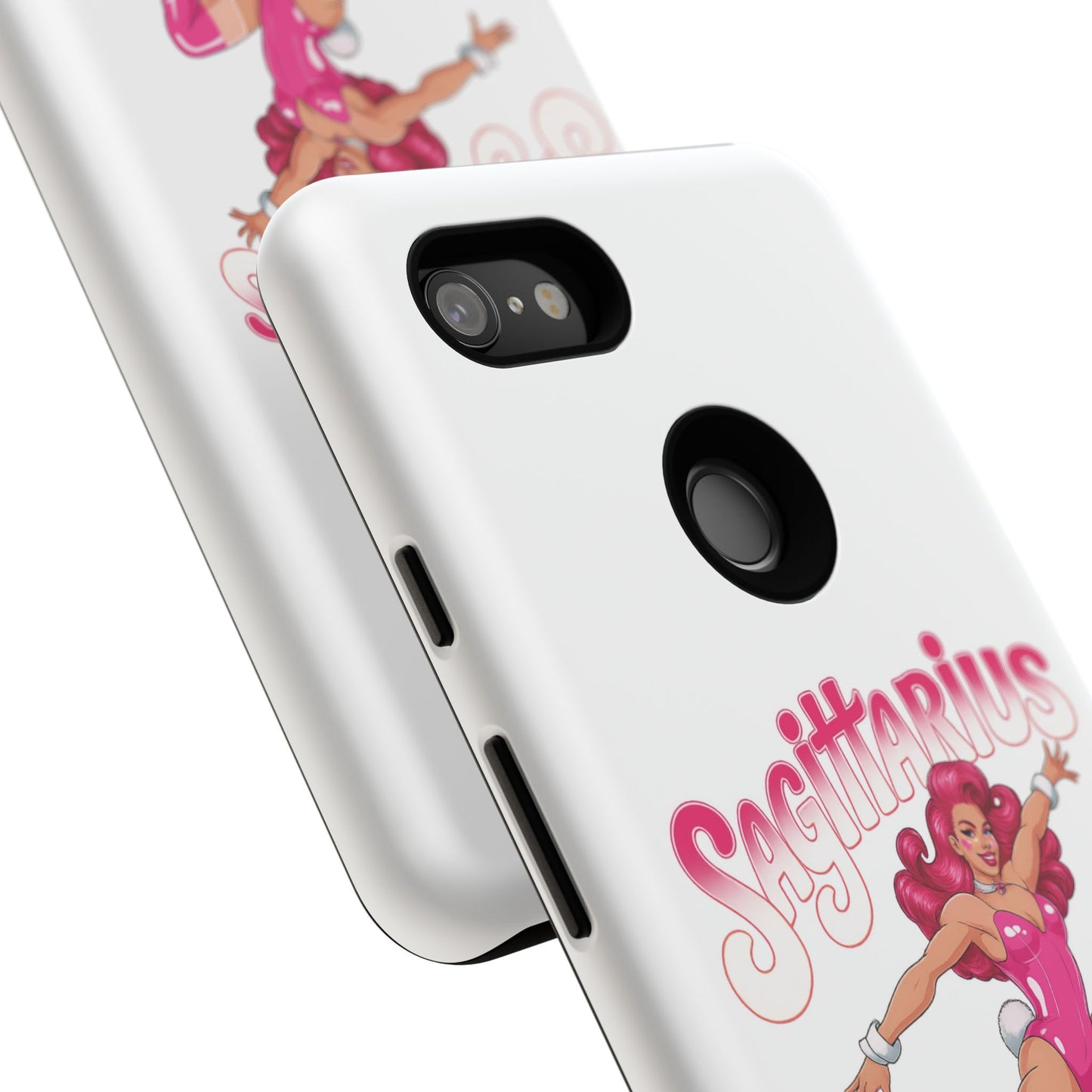 “Sagittarius” phone case Pink Dollar Bill Woman Bunny Costume