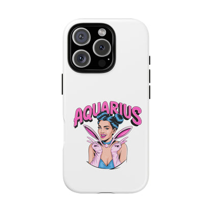 “AQUARIUS” Phone Case with Retro Look