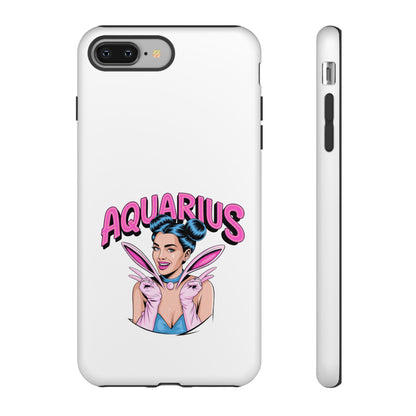 “AQUARIUS” Phone Case with Retro Look