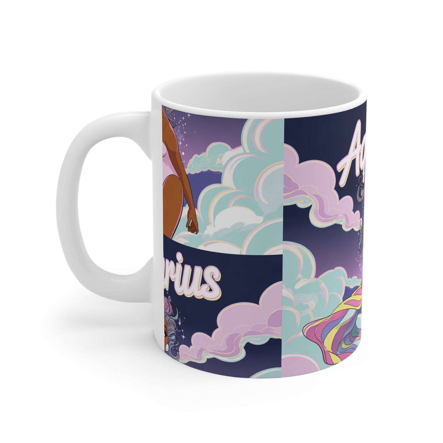 Aquarius Zodiac Mug, Horoscope Cup, Astrology Gift