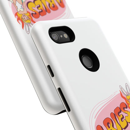 “ARIES” Cute Bunny Phone Case, Tough Phone Cover, Retro Style Case