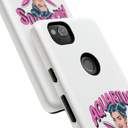 “AQUARIUS” Phone Case with Retro Look