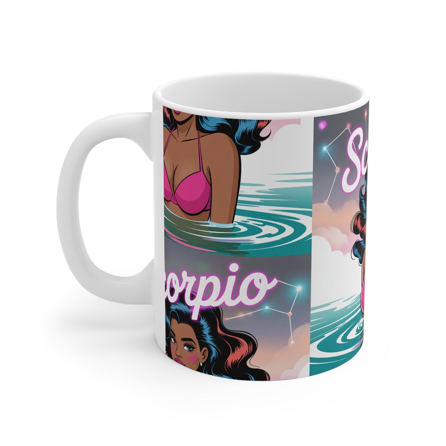 Scorpio Zodiac Mug, Astrology Coffee Cup, Horoscope Gift