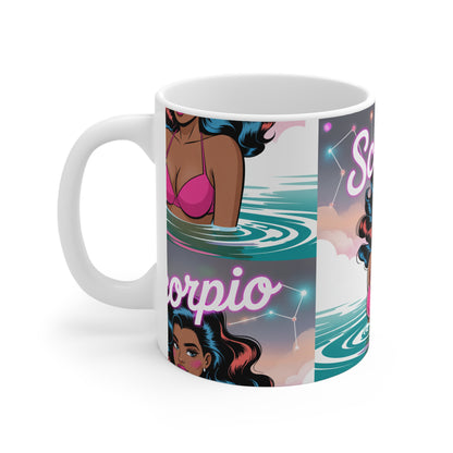 Scorpio Zodiac Mug, Astrology Coffee Cup, Horoscope Gift
