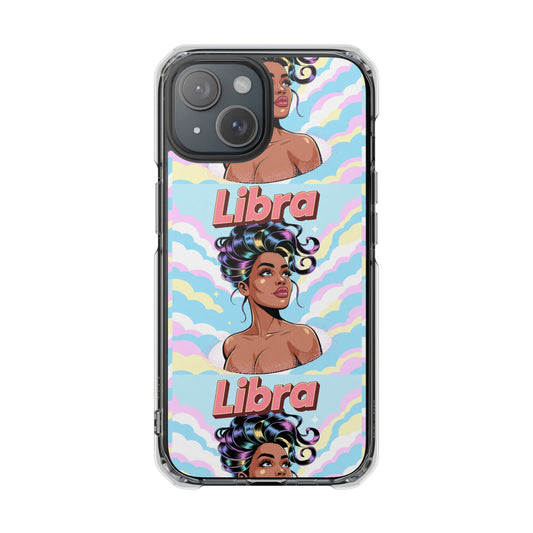 Libra Zodiac Clear MagSafe Phone Case