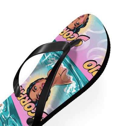 ‘Scorpio’ Zodiac Flops | Fun Beach Sandals, Astrology Gifts