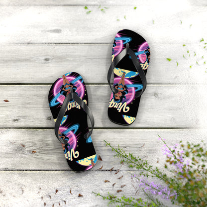 ‘VIRGO’ Cosmic Flip Flops, Beach Footwear, Summer Sandals
