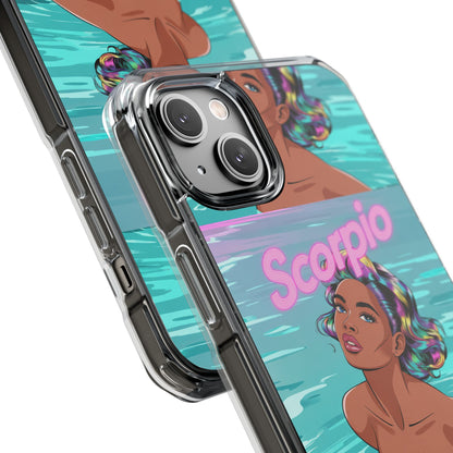 Scorpio Zodiac Clear MagSafe Phone Cases, Horoscope Cases