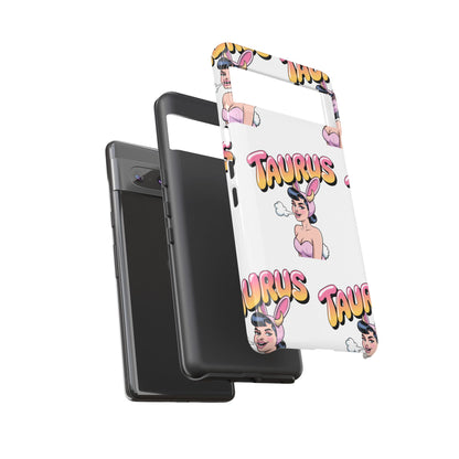 Stylish “Taurus” Phone Case, Cartoon Design