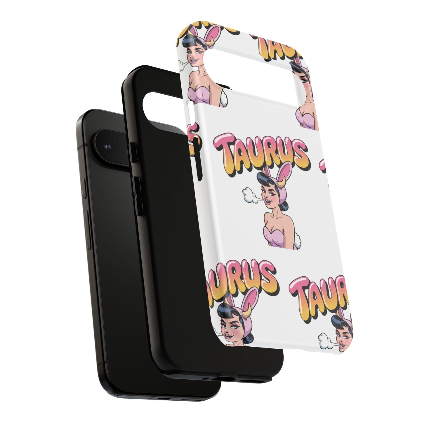 Stylish “Taurus” Phone Case, Cartoon Design