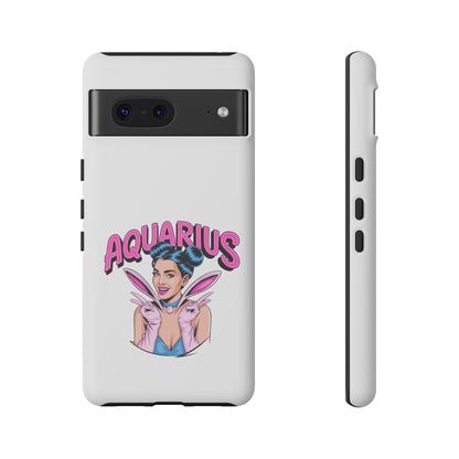 “AQUARIUS” Phone Case with Retro Look