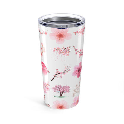 Cherry Blossom Tumbler 20oz | Floral Travel Mug