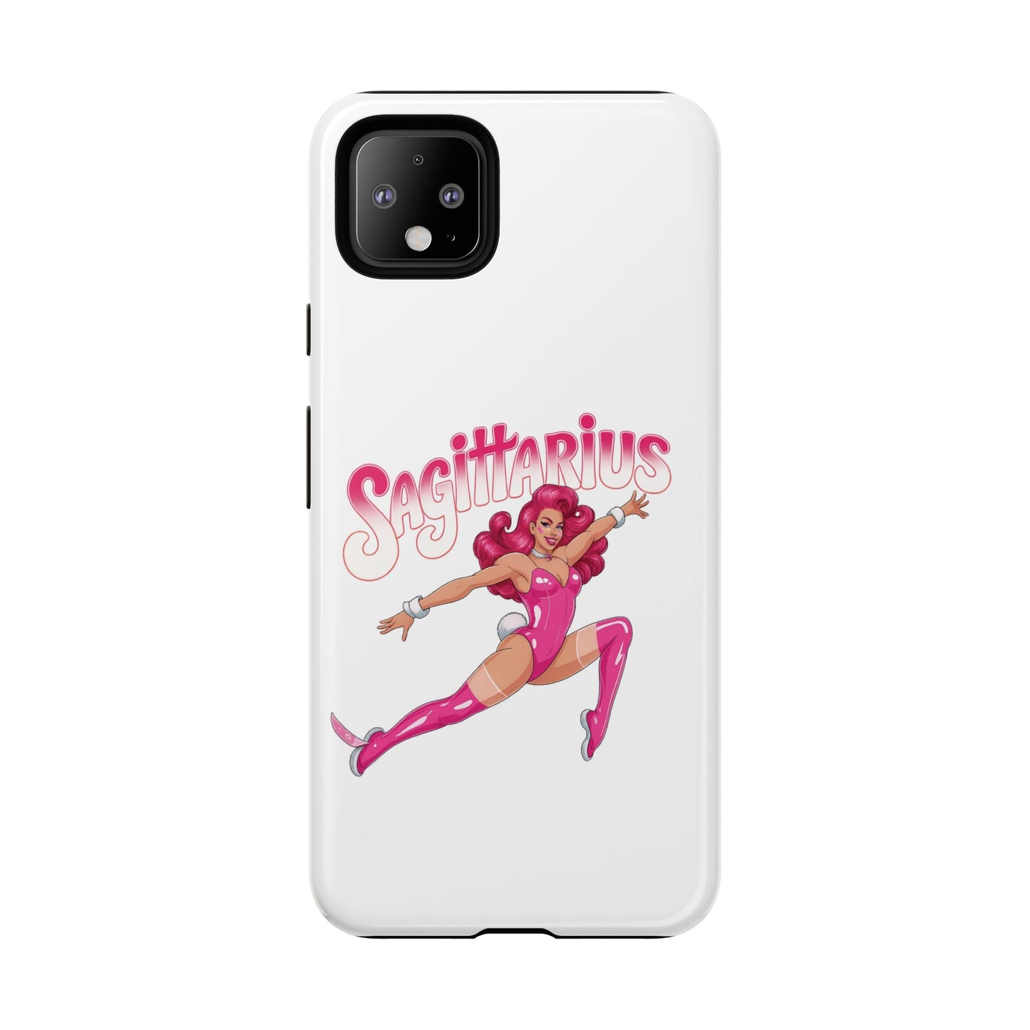 “Sagittarius” phone case Pink Dollar Bill Woman Bunny Costume