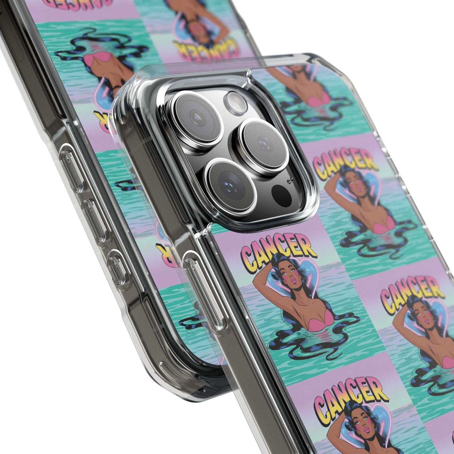 Cancer Zodiac MagSafe Clear Phone Case, Astrology Gift