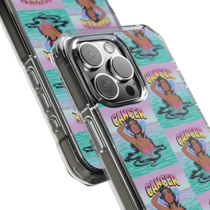 Cancer Zodiac MagSafe Clear Phone Case, Astrology Gift