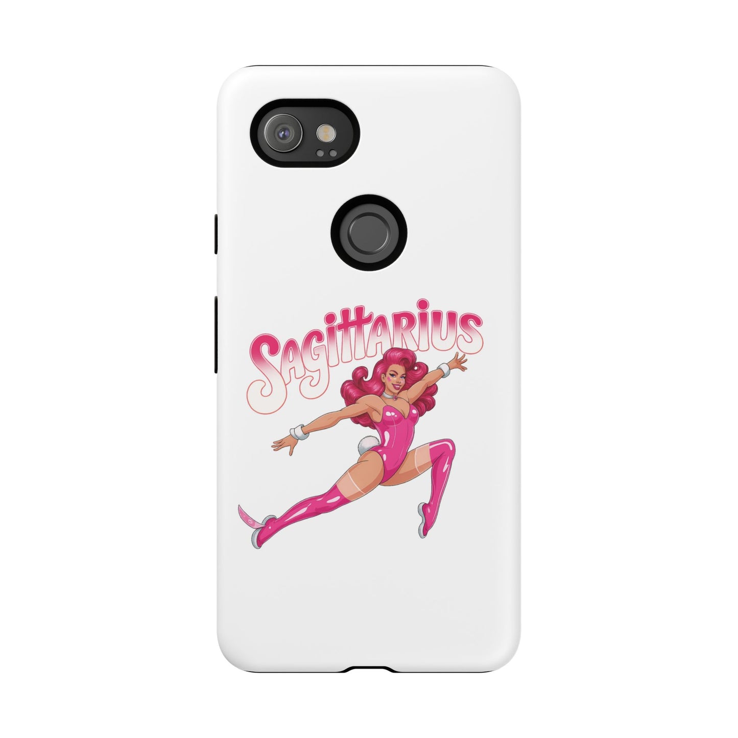 “Sagittarius” phone case Pink Dollar Bill Woman Bunny Costume