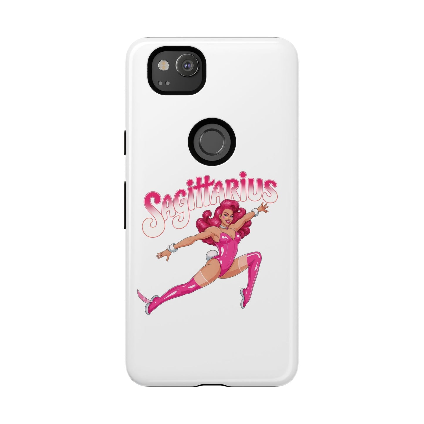“Sagittarius” phone case Pink Dollar Bill Woman Bunny Costume