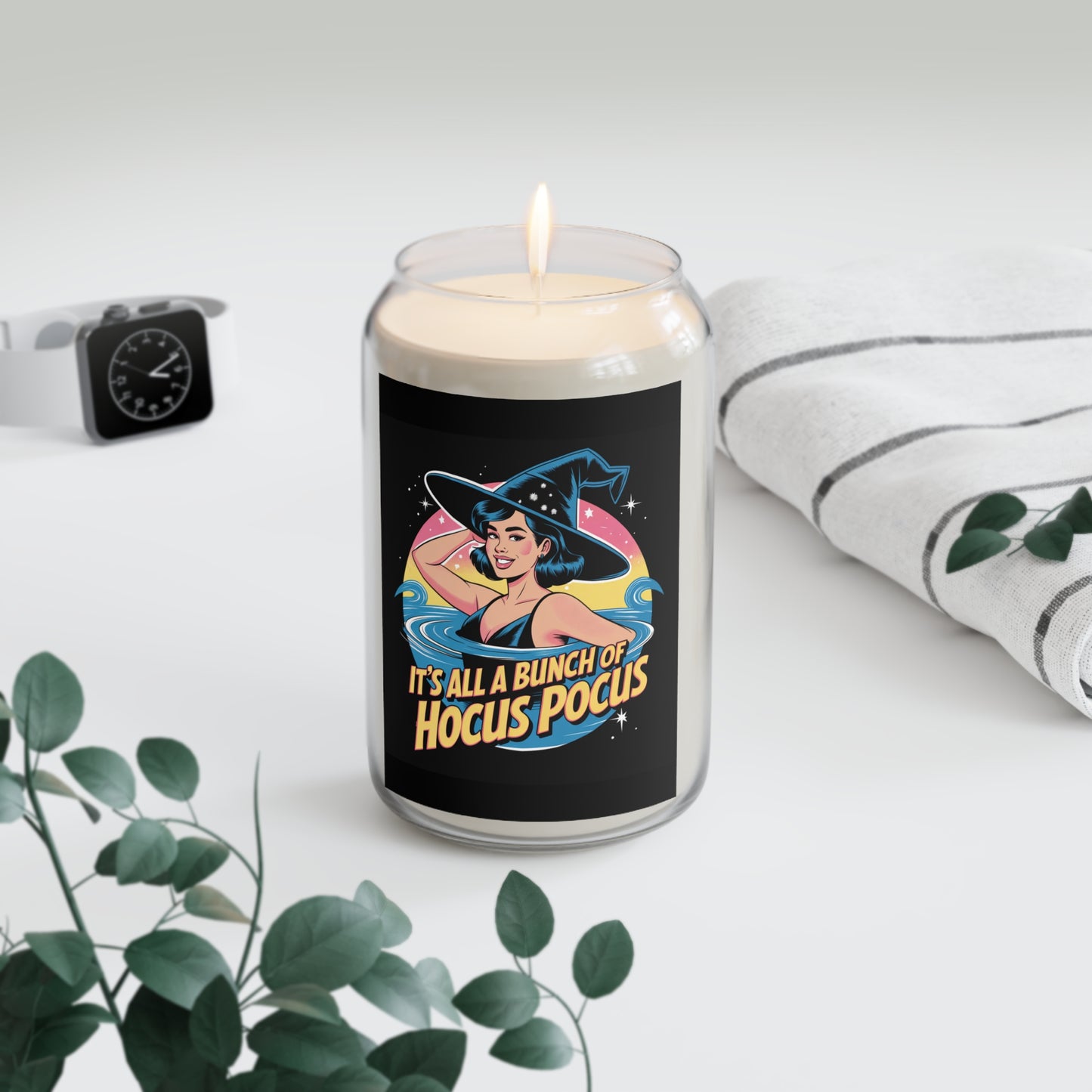 Hocus Pocus Scented Soy Candle, Halloween Decor, Witchy Gift, Home Fragrance
