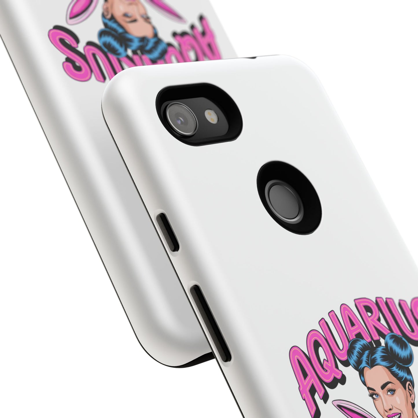“AQUARIUS” Phone Case with Retro Look