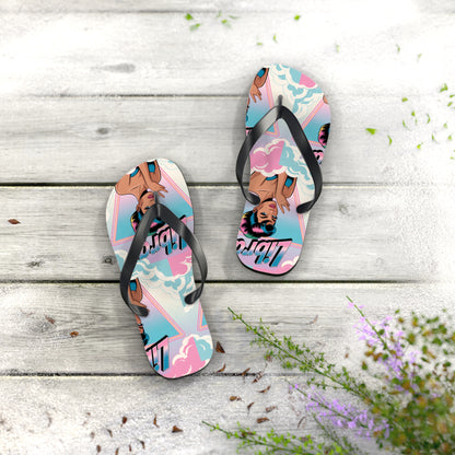 ‘LIBRA’ Flip Flops for Summer Fun, Vacation Footwear, Pool Party Essentials