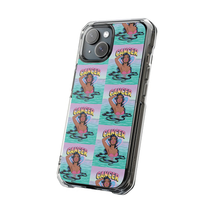 Cancer Zodiac MagSafe Clear Phone Case, Astrology Gift