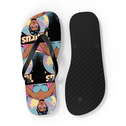 ‘TAURUS’ Colourful Flip Flops, Zodiac Sandals for Astrology Lovers