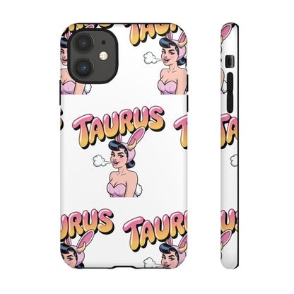 Stylish “Taurus” Phone Case, Cartoon Design