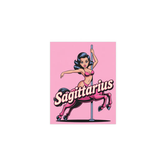 Sagittarius Silk Poster, Astrology Wall Art, Zodiac Art Print