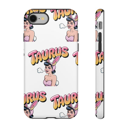 Stylish “Taurus” Phone Case, Cartoon Design