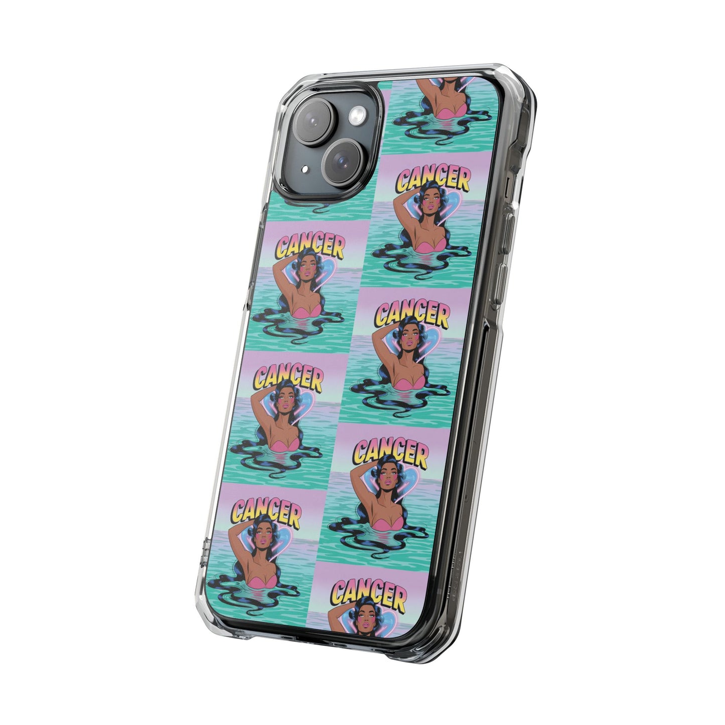 Cancer Zodiac MagSafe Clear Phone Case, Astrology Gift