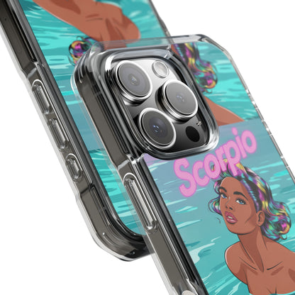 Scorpio Zodiac Clear MagSafe Phone Cases, Horoscope Cases