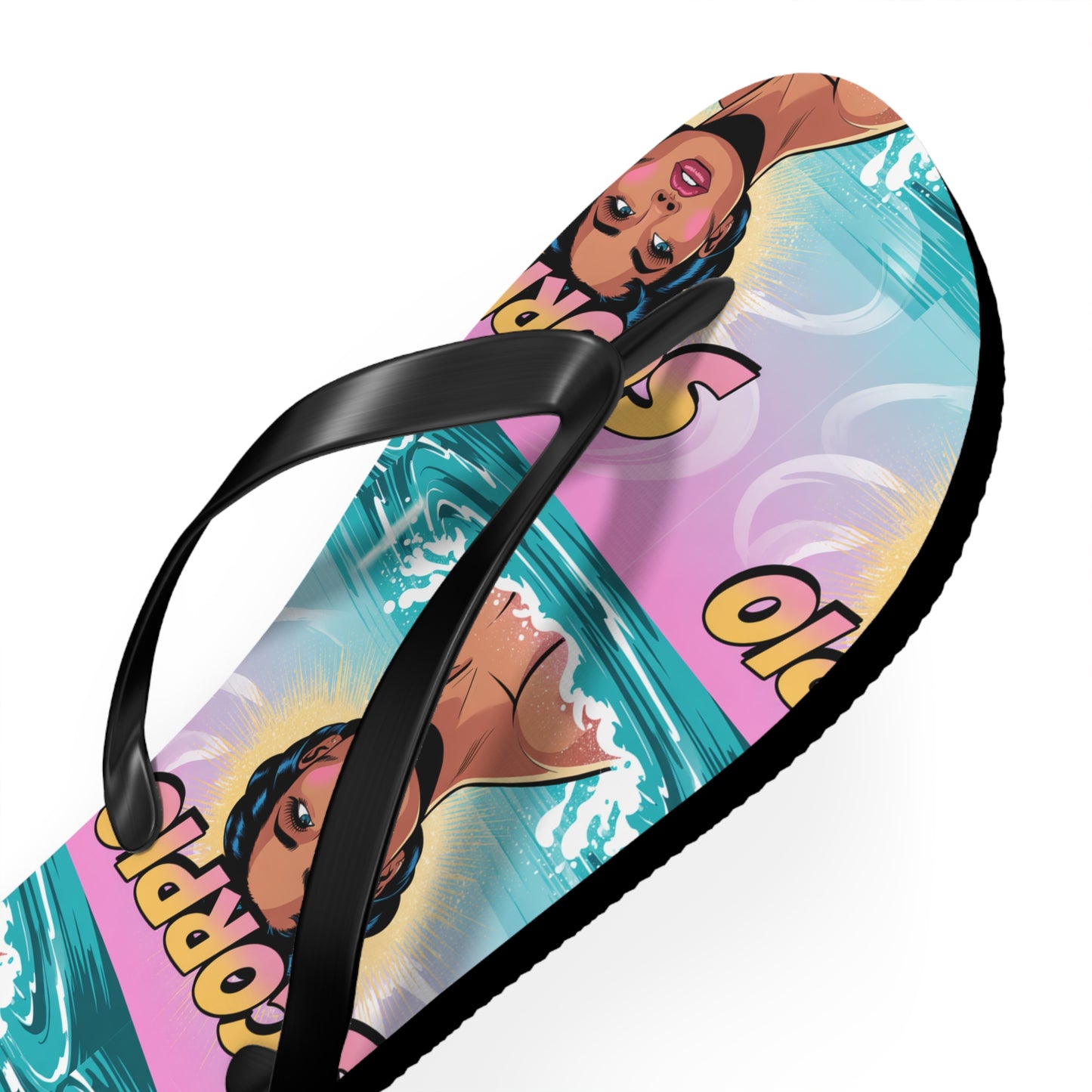 ‘Scorpio’ Zodiac Flops | Fun Beach Sandals, Astrology Gifts