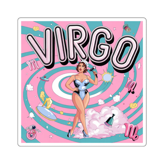 Virgo Square Stickers | Zodiac Stickers for Astrology Lovers