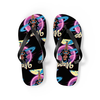 ‘VIRGO’ Cosmic Flip Flops, Beach Footwear, Summer Sandals