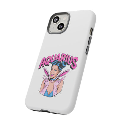 “AQUARIUS” Phone Case with Retro Look