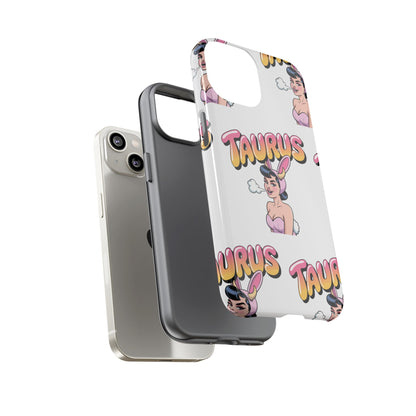 Stylish “Taurus” Phone Case, Cartoon Design