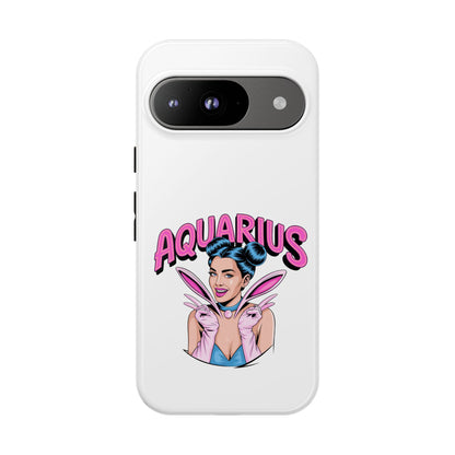 “AQUARIUS” Phone Case with Retro Look