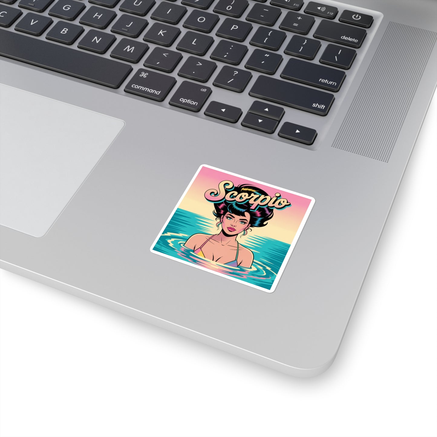 Scorpio Zodiac Square Stickers, Horoscope Stickers